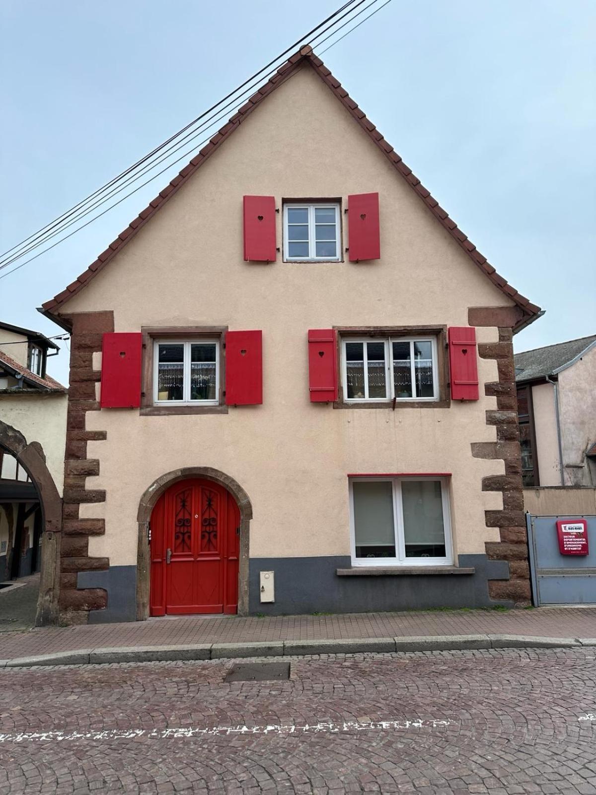 Apartament Bienvenue Au Coeur D Alsace-Centre Obernai -3 Etoiles - Zewnętrze zdjęcie